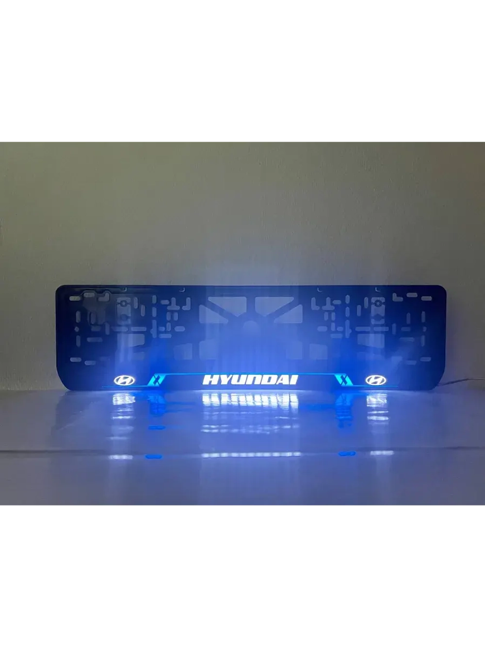 Рамка для номера с подсветкой. BL Hyundai.