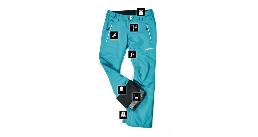 Штаны Horsefeathers AVRIL PANTS scuba blue