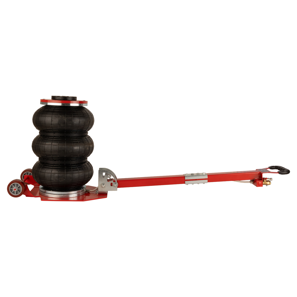 WDK-81813 Домкрат пневматический подкатной 3т, 135-435 мм, с регулировкой угла наклона рукояти