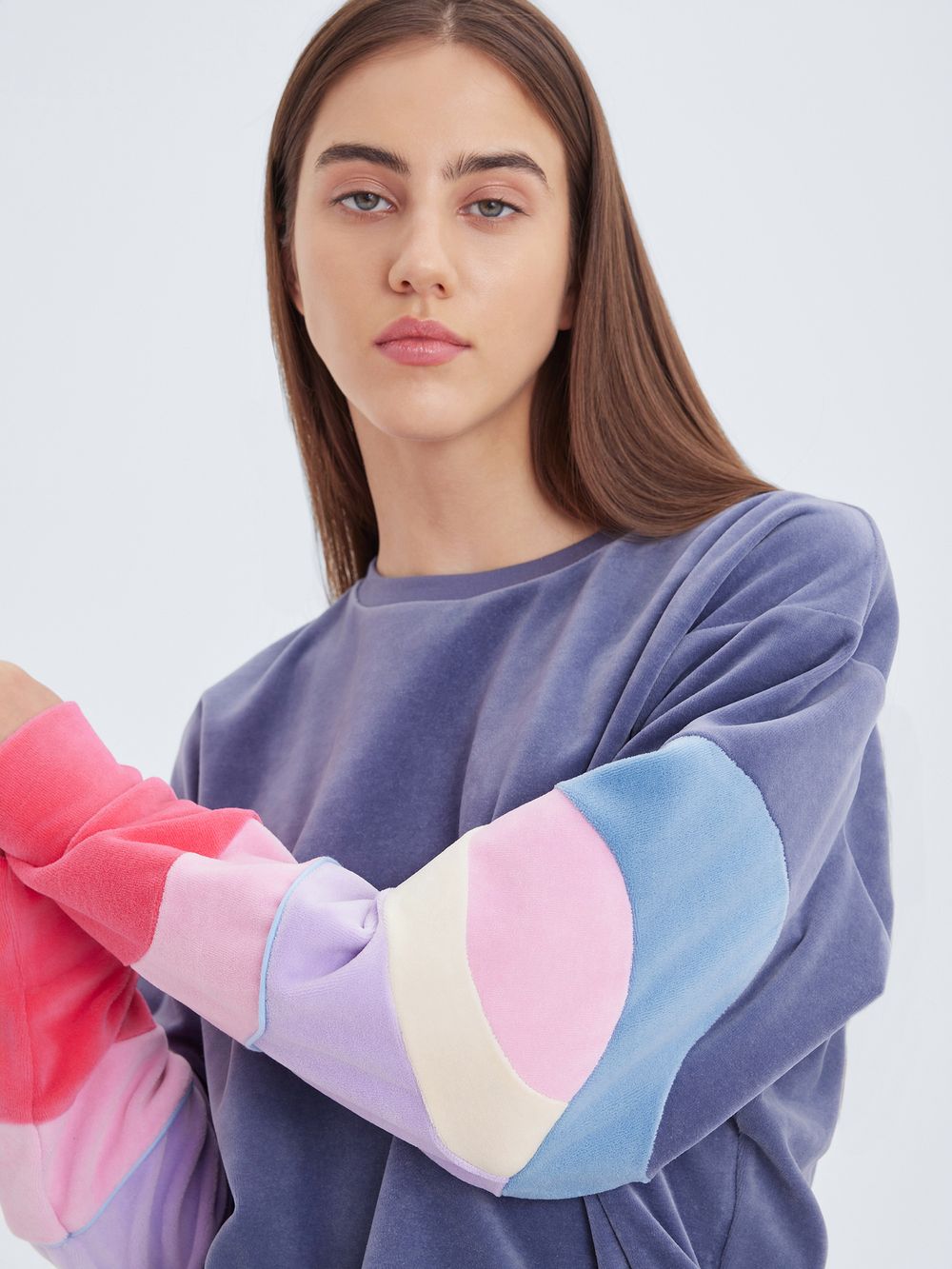 Толстовка "Бабочка" индиго