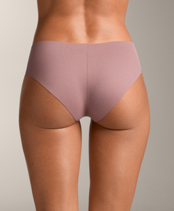 OYSHO Набор из 5 бесшовных трусов-хипстеров, бордовый