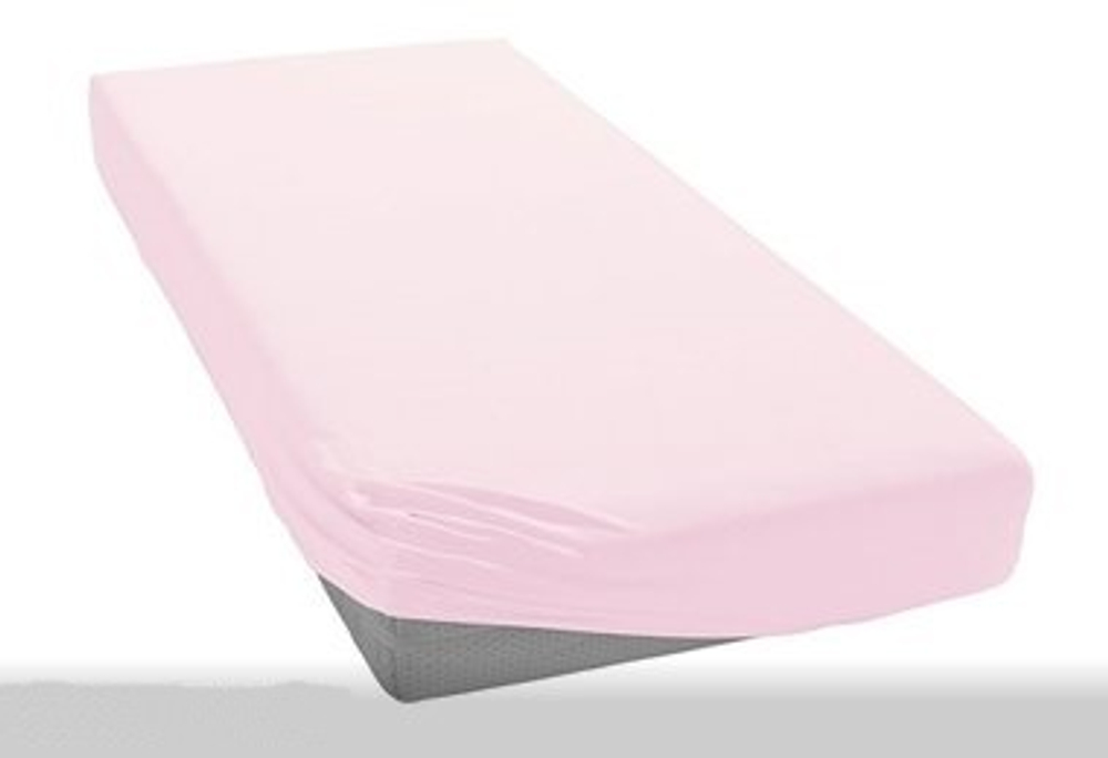 Простыня трикотажная 140-160x200 Elegante 8000 роза Германия