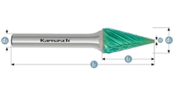 Спиральное сверло LENZ Ø6х57/93 мм, HSSE-Co5, DIN 338, 10 шт., арт. LZST-01060