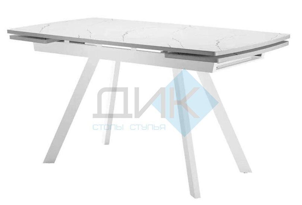 Стол DikLine US120 опоры белые