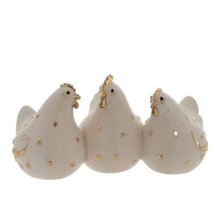 GAEM Фигурка декоративная "Петух с курицами", L19 W10 H10 см