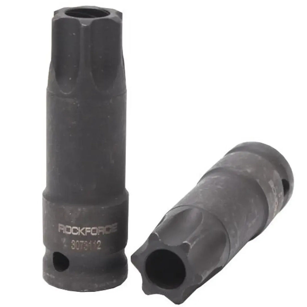 Головка-бита TORX ударная TH45 с отверстием, 1/2'' RockForce##Rock FORCE RF-24607845T