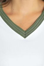 Блуза Лотус (бело-оранжевая) Б13160-20М LT Collection