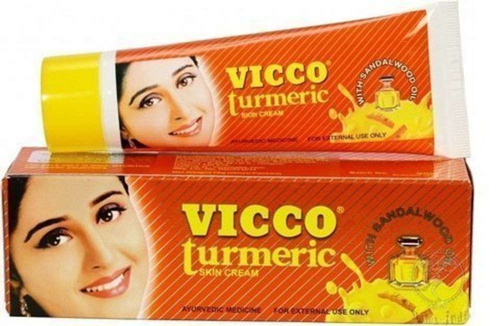 Крем Vicco Turmeric для лица с куркумой и маслом сандала, 15 г