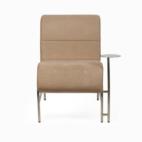 Кресло-кушетка Constance коричневой со столиком 