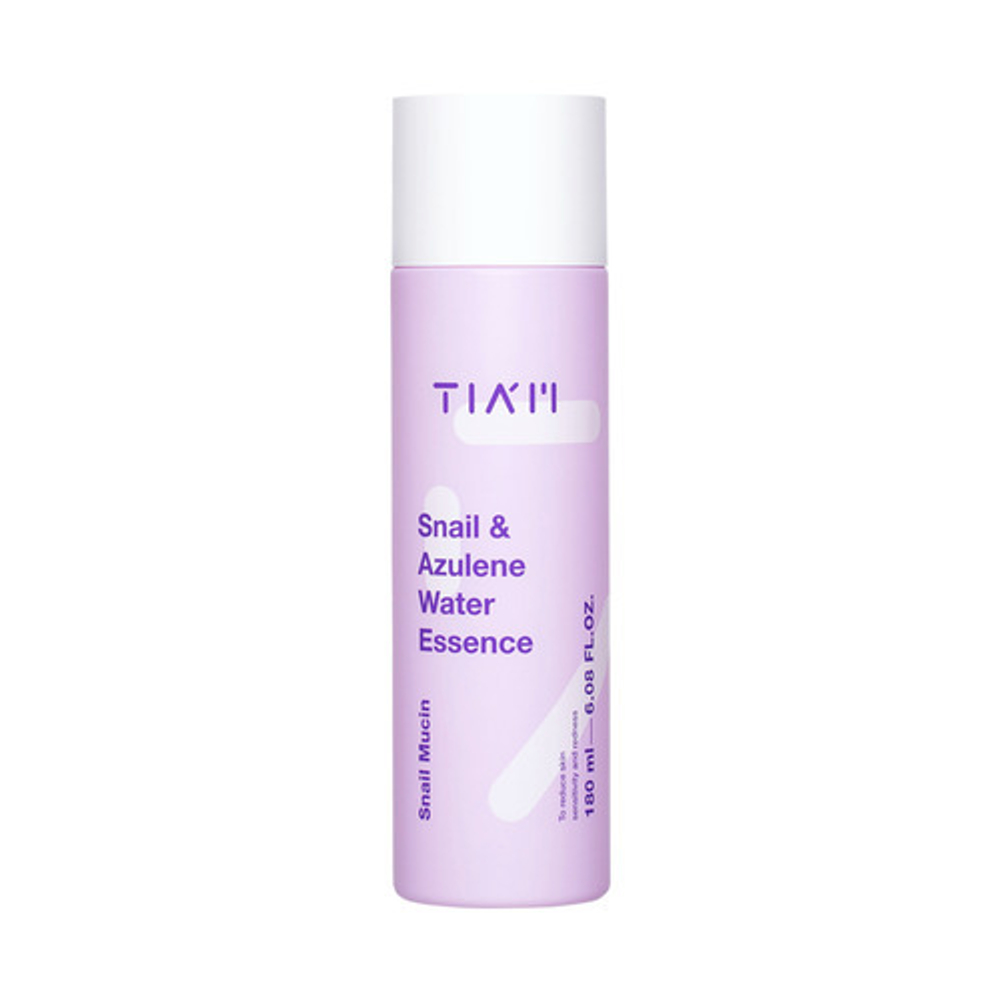 Тонер-эссенция с муцином улитки и азуленом TIAM Snail & Azulene Water Essence, 180 мл