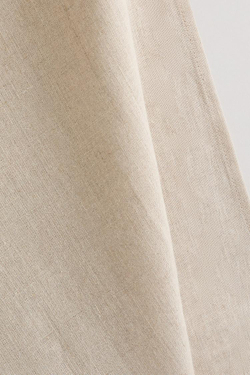 ZARA HOME ПОЛОСАТОЕ ЛЬНЯНОЕ ПОЛОТЕНЦЕ, БЕЖЕВЫЙ