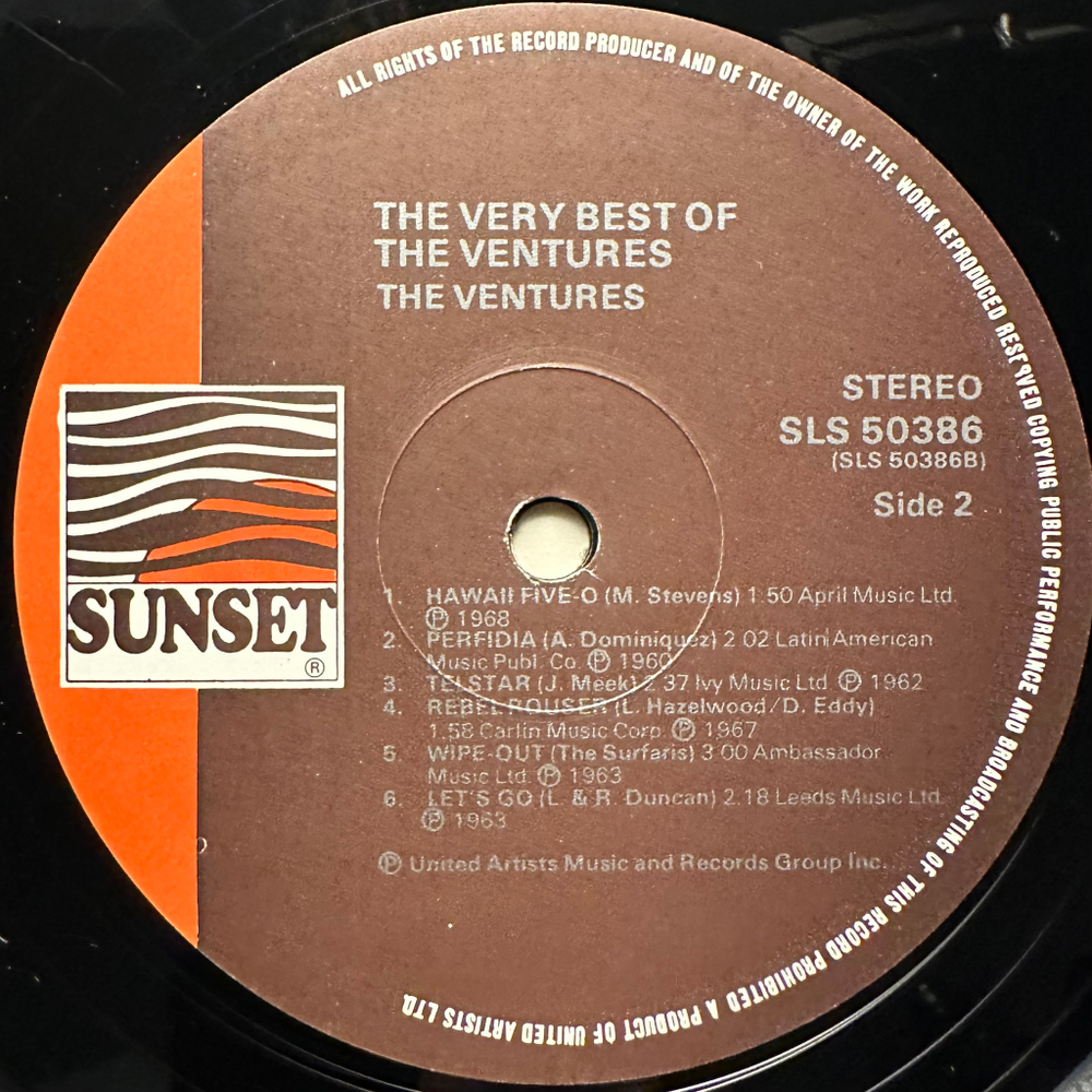The Ventures - The Very Best Of The Ventures (Англия 1976г.)
