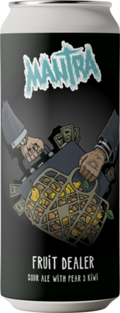 Пиво Мантра Фрут Дилер: Пиар, Киви / Mantra Fruit Dealer: Pear, Kiwi 0.45 - банка