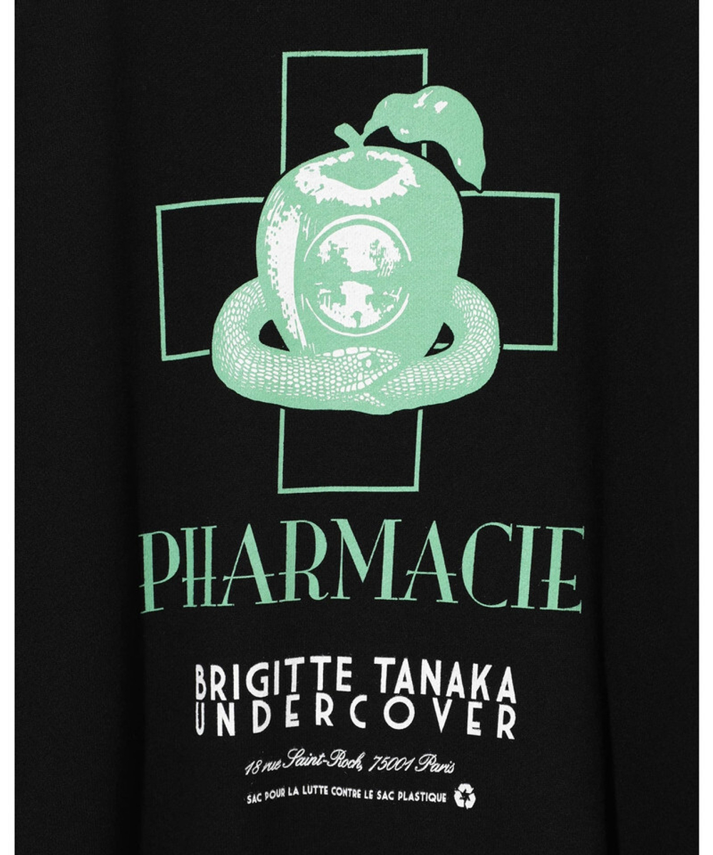 UNDERCOVER x BRIGITTE TANAKA ТОЛСТОВКА ЧЕРНАЯ PHARMACIE