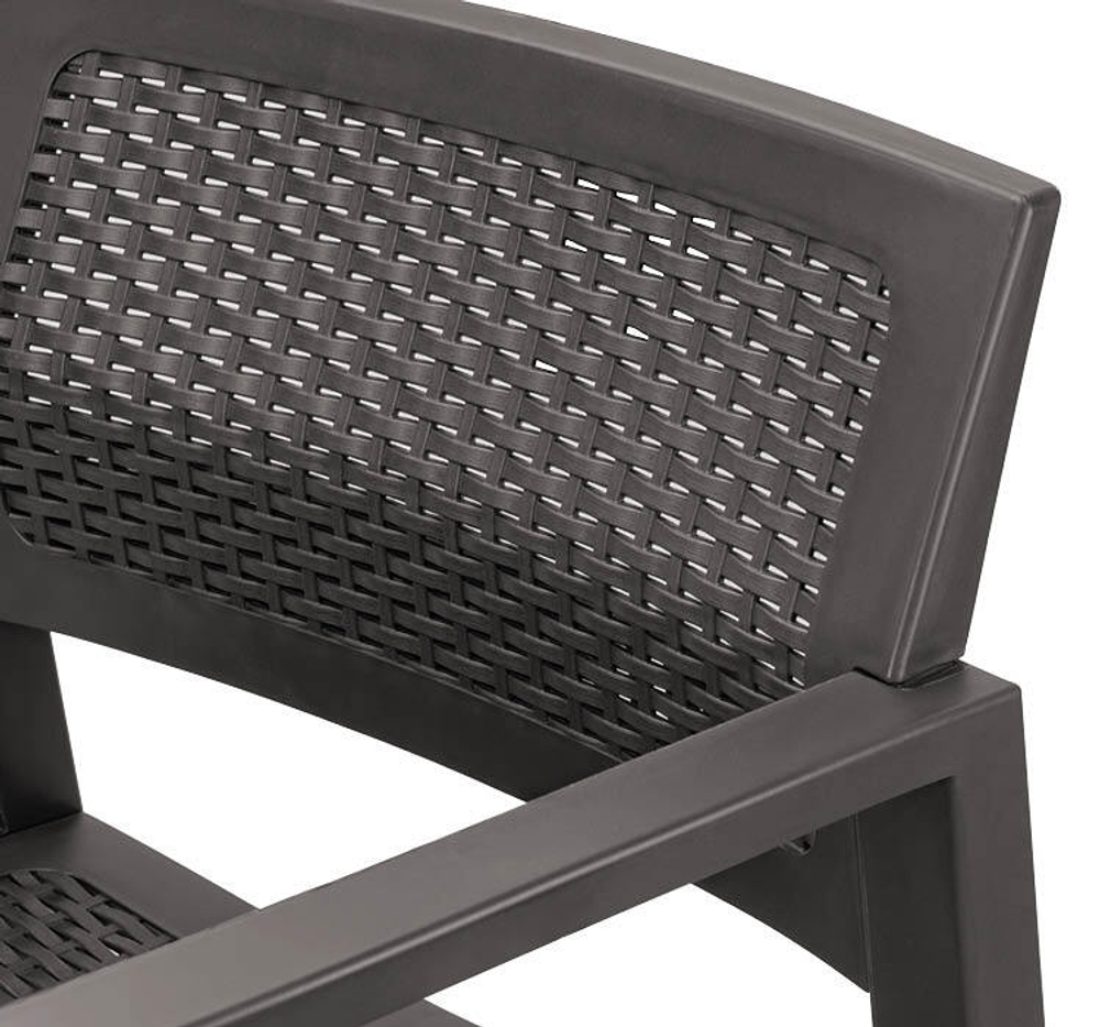 Диван РОТАНГ двухместный 1200*580*750 (в разобранном виде в индивид. упаковке) М4006