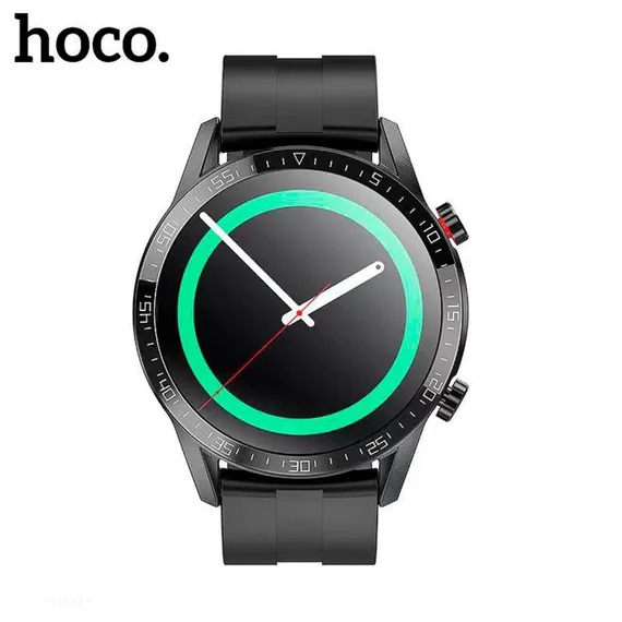 Смарт-часы Hoco Y2, 1.3&quot;, 240х240, IP68, BT3.0+4.0, 290 мАч, поддержка вызова,шагомер,черные