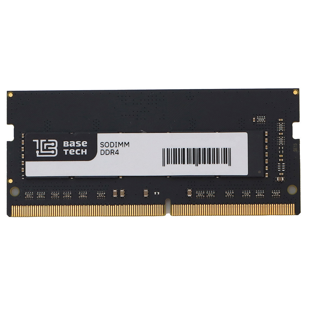 Память BaseTech DDR4 SODIMM 16Гб, 3200МГц, CL22, Bulk, 1.2В (BTD4NB3200C22-16GN)