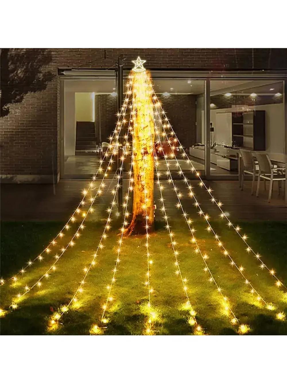 Гирлянда для улицы конский хвост