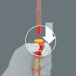 Набор отвёрток Kraftform Kompakt VDE 7 Universal 1 Tool Finder Wera 05006600001