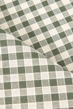 ZARA HOME КЛЕТЧАТАЯ ХЛОПЧАТОБУМАЖНАЯ СКАТЕРТЬ, ЗЕЛЕНЫЙ