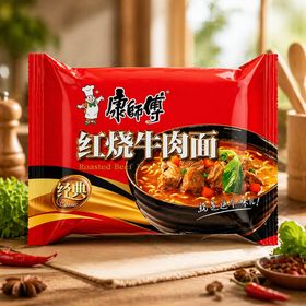 Лапша Kangshifu в пачке со вкусом говядины, 104г.