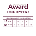Влажный корм AWARD для щенков от 1 месяца паштет из телятины с овощами 400г