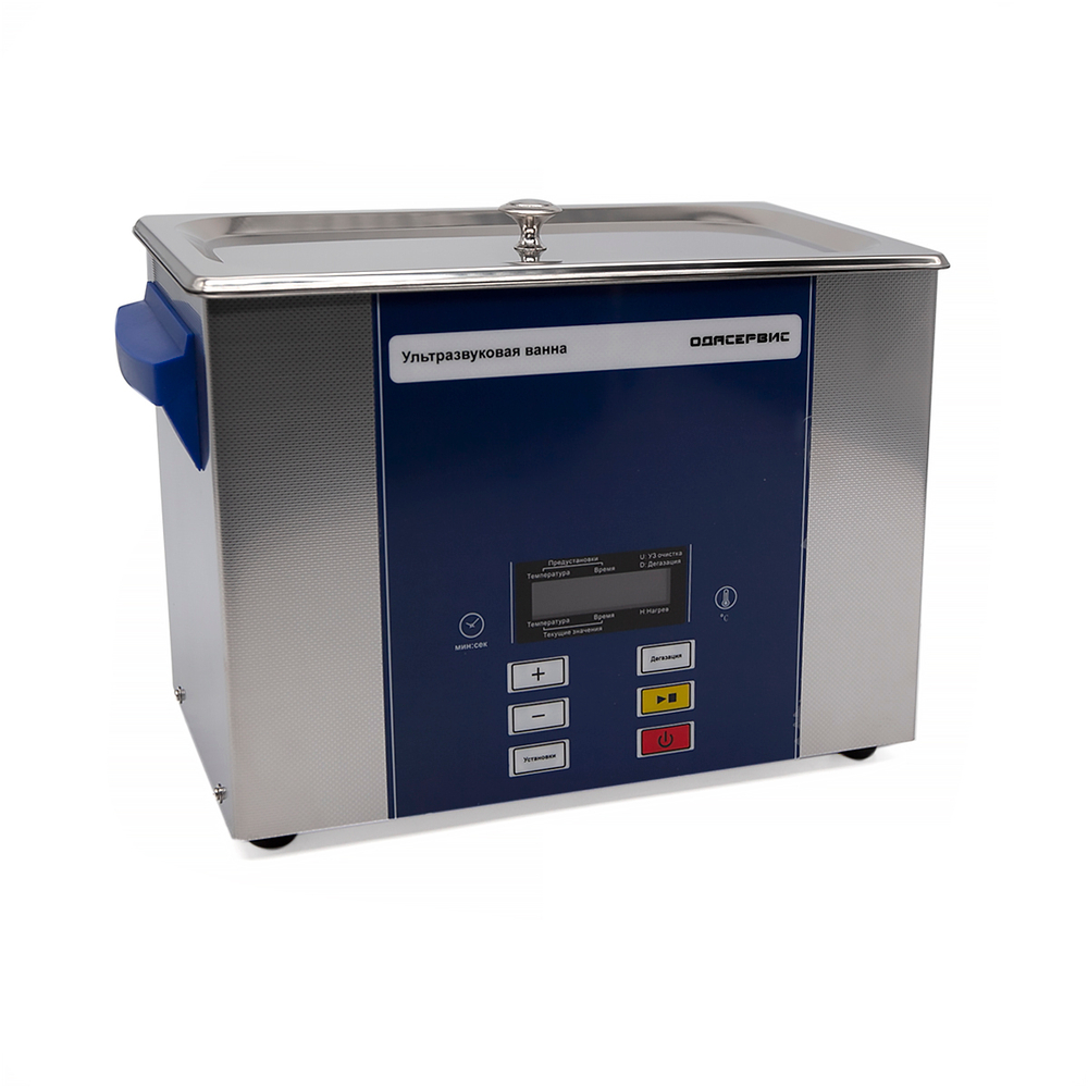 Ультразвуковая ванна с ЖК дисплеем, функциями подогрева и дегазации, 4 л ОДА Сервис ODA-LD40