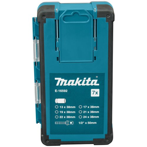 Набор торцевых головок Makita  1/2" (7шт.)   E-16592