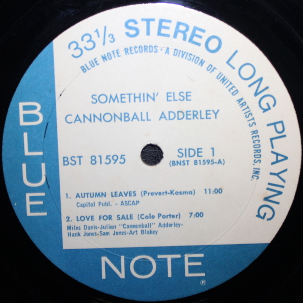 Cannonball Adderley / Somethin' Else (LP)