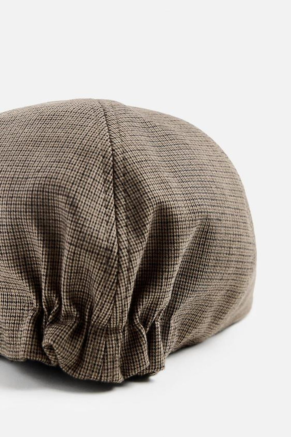 ZARA КЕПКА ИЗ ФЛАНЕЛИ С УЗОРОМ «ГУСИНАЯ ЛАПКА», РАЗНОЦВЕТНЫЙ