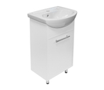 Тумба д/ванной "АлАн-45" белый, правая под раковину Уют-45 (Rosa) (ЛДСП) (разбор)