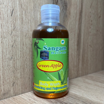 Гель для душа Sangam Herbals Green Apple Зеленое яблоко с соком Алоэ 200 г
