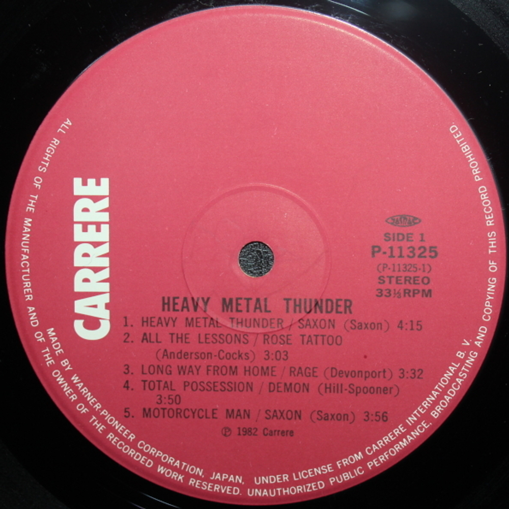 Various Artists / Heavy Metal Thunder (LP)