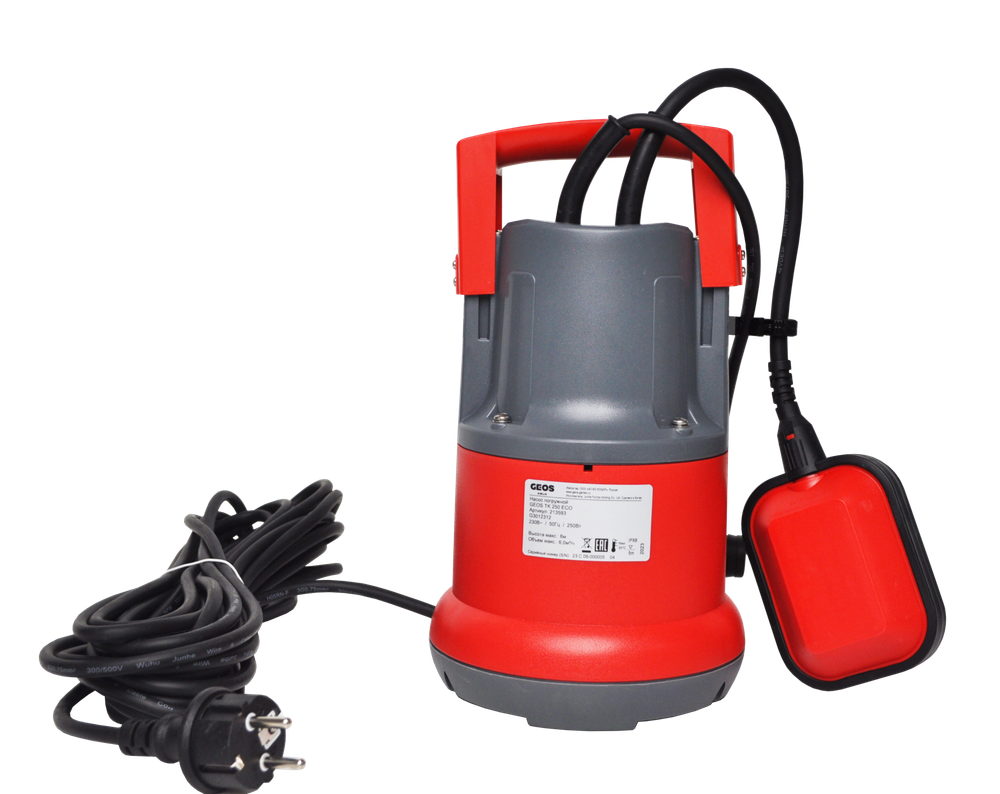 яяНасос погружной для грязной воды AL-KO TK 250 Eco (250Вт, 6м, 6000л/ч, 4,1кг)