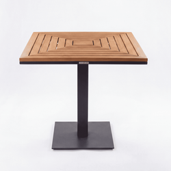 Стол обеденный ЭГМОНТ из тика 80x80