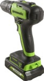 Дрель-шуруповерт аккумуляторная GREENWORKS GD24DD35 24V, 2 АКБ 2Ач и ЗУ 3704007CUC