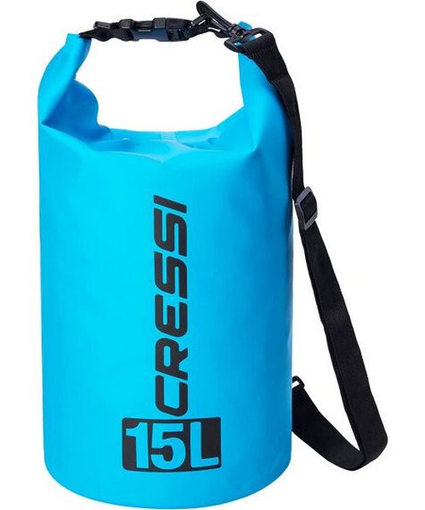 Гермомешок Cressi с лямкой Dry Bag 15 л голубой