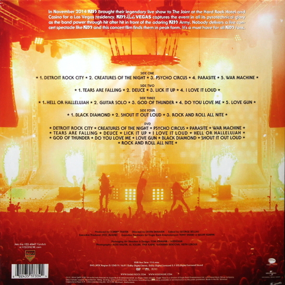 Kiss / Rocks Vegas (Limited Edition)(Coloured Vinyl)(2LP+DVD)