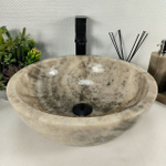 Раковина из оникса Bowl Grey BO-64545 40*40*15 0201