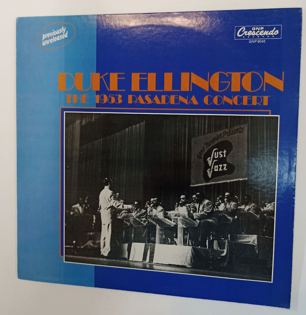 Винтажная виниловая пластинка LP Duke Ellington The 1953 Pasadena Concert (USA 1986)