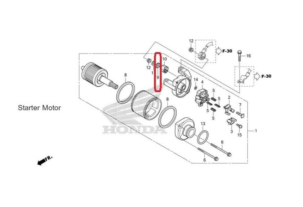 31208-MEW-921. Изолятор.  INSULATOR