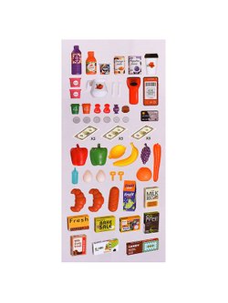 Игровой набор супермаркет 65 предметов (668-128)