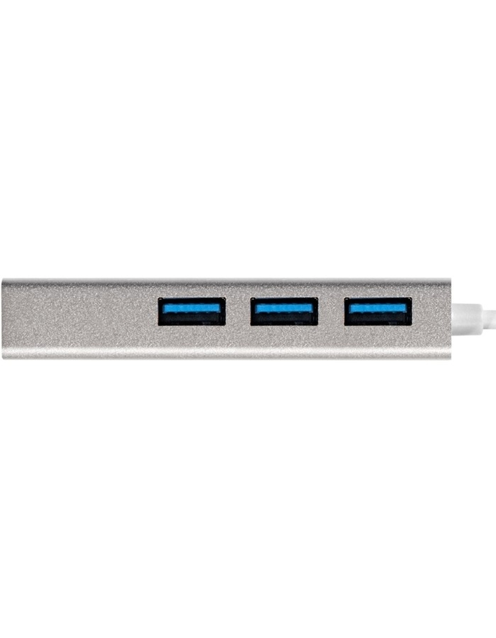 Exegate EX293981RUS USB-Хаб (концентратор) ExeGate DUB-4 (кабель-адаптер USB3.0 --&gt; 4xUSB3.0, Plug&Play, серебристый)