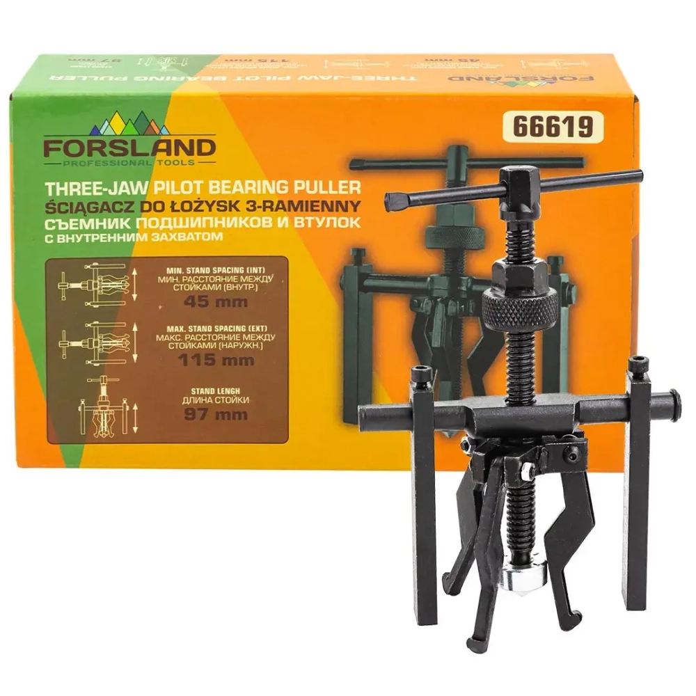 Съемник подшипников и втулок с внутренним захватом Forsland Forsland-66619