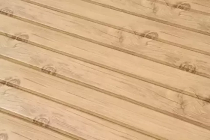 Сайдинг металлический L-брус ECOSTEEL Глянец 0,5мм Сосна