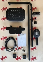 Душевая система Timo HELMI SX-1170/03 черная матовая