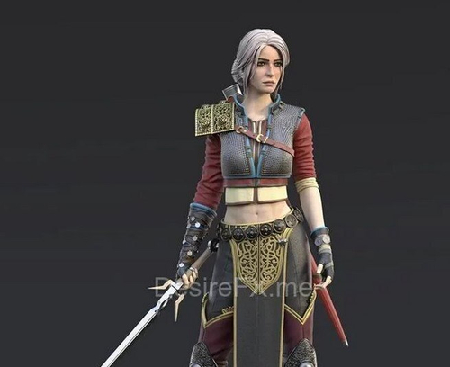 Ciri Цири Ведьмак Геральт Ведьмак Geralt of Rivia witcher Коллекционная Фигурка Аниме