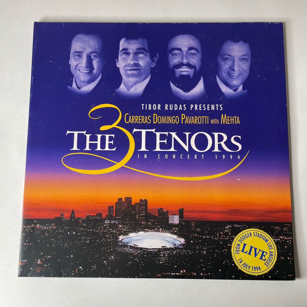 Винтажная виниловая пластинка LP Carreras, Domingo, Pavarotti with Mehta, The 3 Tenors In Concert 1994 (Германия 1994)