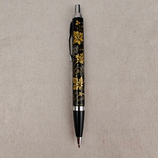 Ручка коллекционная шариковая с ручной росписью Палех "Виноград" №4