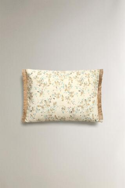 ZARA HOME ЧЕХОЛ ДЛЯ ДЕКОРАТИВНОЙ ПОДУШКИ С БАХРОМОЙ, РАЗНОЦВЕТНЫЙ